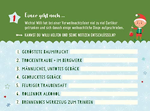 Weihnachtsrätsel Adventskalender Inhalt