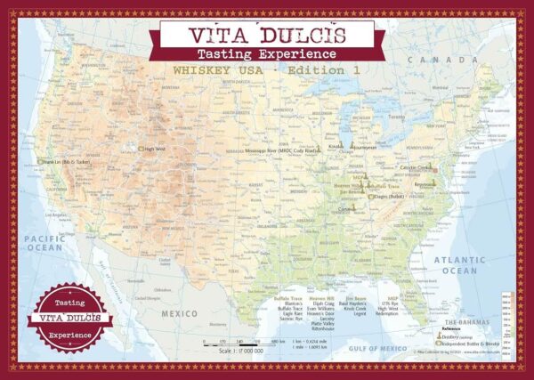 Inhalt - Whisky Adventskalender USA Edition 2021