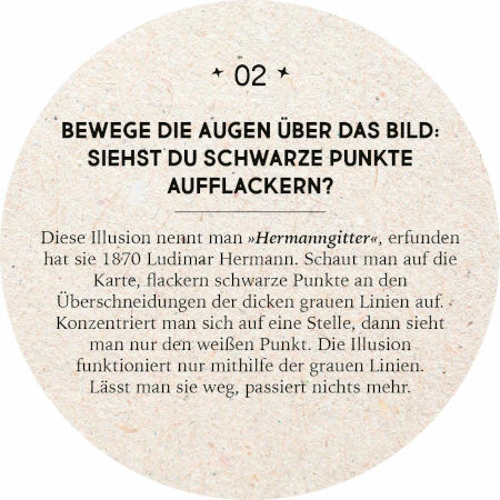 Adventskalender in der Dose - 24 optische Illusionen Inhalt 2