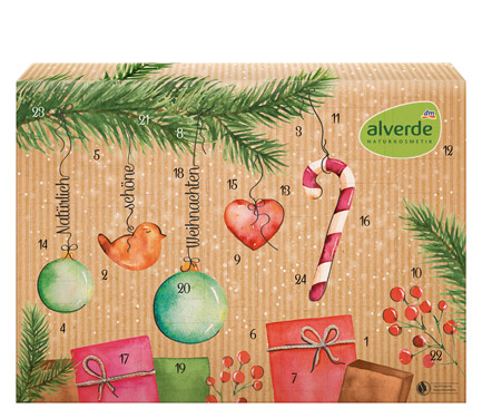alverde Naturkosmetik Adventskalender 2019