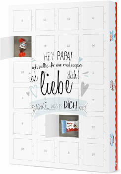 Kinderschokolade artboxONE Adventskalender für Papa