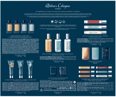 Inhalt - Atelier Cologne Luxury Adventskalender 2021