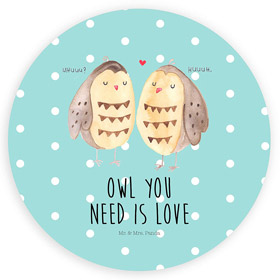 Aufkleber Owl you need is Love