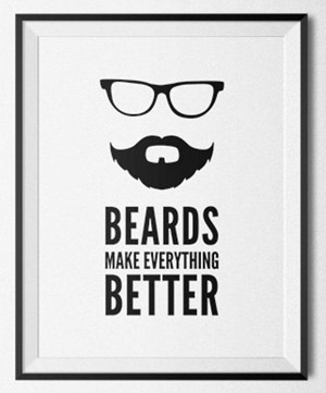 Poster Beards make everything better