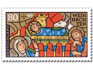 Weihnachtsbriefmarke 2019
