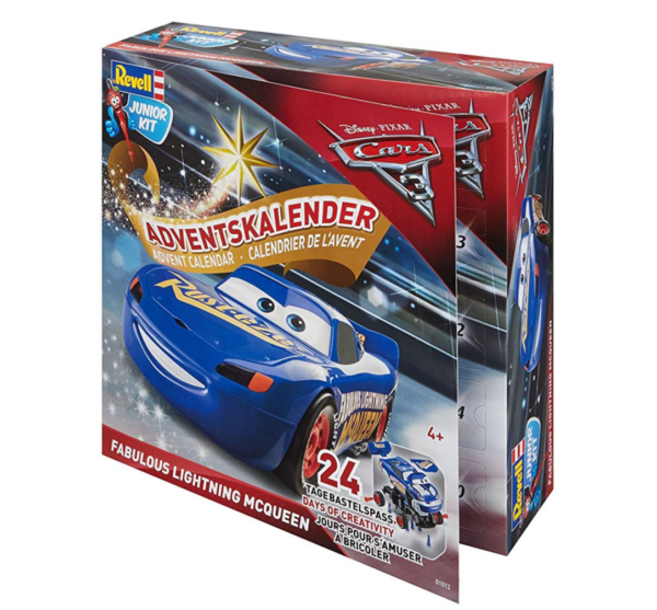 amazon Adventskalender Cars Lightning McQueen blau