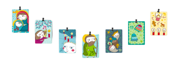 Postkarten Adventskalender 2019