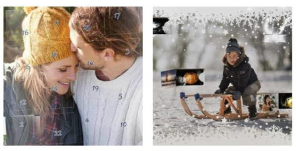 Adventskalender Schokolade Poster XXL