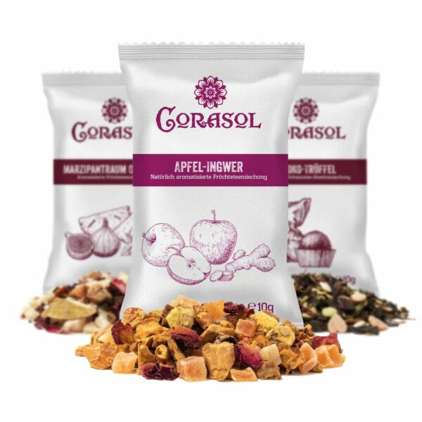 Inhalt - Corasol Premium Rätsel-Krimi & Tee Adventskalender 2021