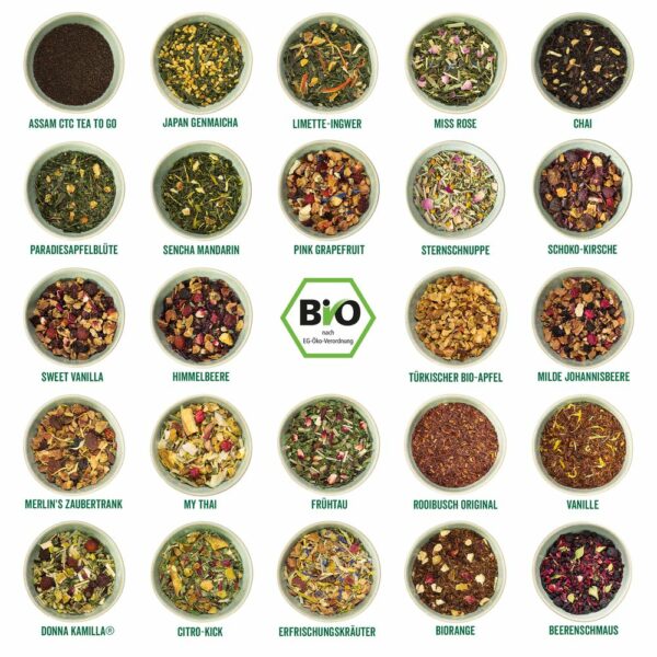 Inhalt - Corasol Premium Bio-Tee-Adventskalender 2021