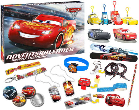 Inhalt Cars Adventskalender