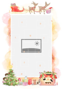 Design Beispiel Fotokoasten Foto Adventskalender