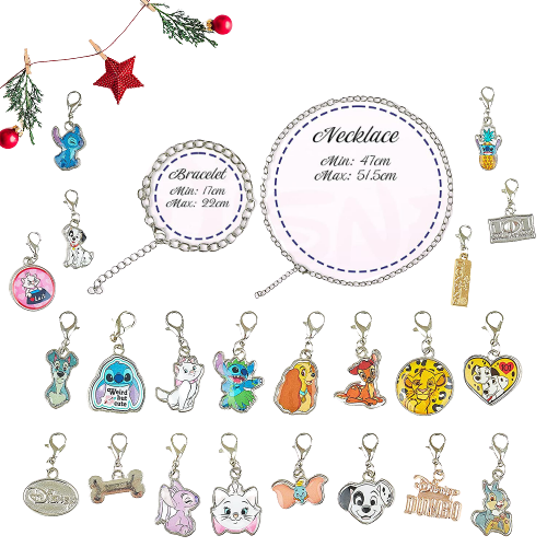 Disney Charms Adventskalender 2021 Inhalt