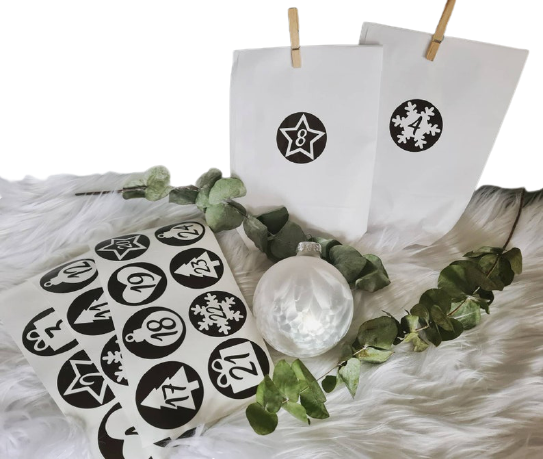 Adventskiste mit DIY-Set Inhalt