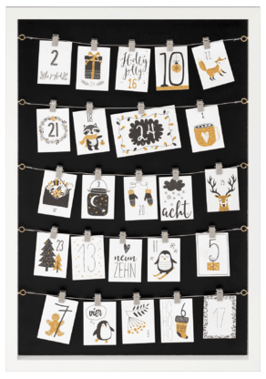 Adventskalender zum Befüllen