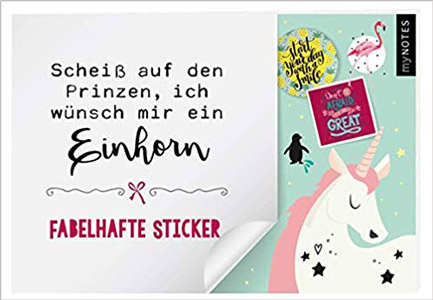 myNotes Einhorn Sticker
