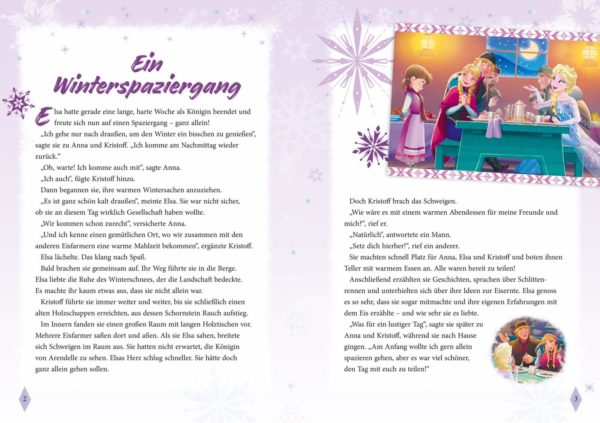 Inhalt Die Eiskönigin: Mein Adventskalenderbuch