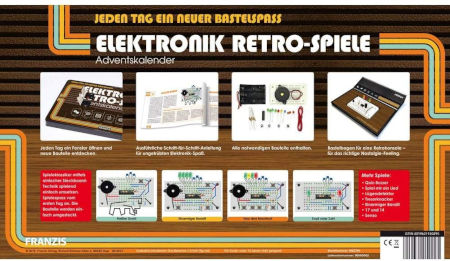 Elektronik Retro Spiele Adventskalender 2021 Inhalt