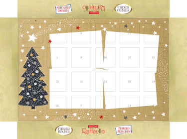 Ferrero Kalender Layout