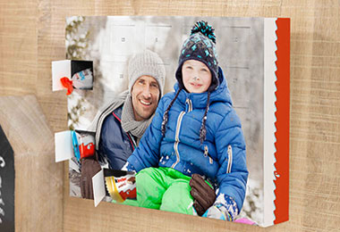 Foto Adventskalender mit Schokolade von CEWE / dm