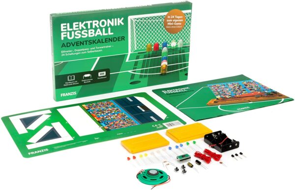 Franzis Elektronik-Fußball 2021 Inhalt