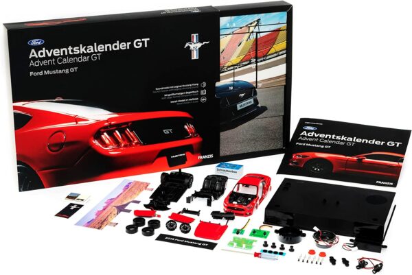 FRANZIS Ford Mustang GT Adventskalender Inhalt 2