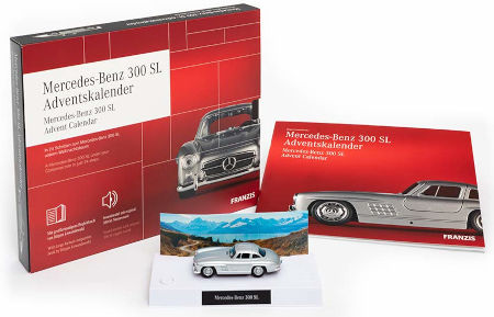 Inhalt Mercedes-Benz 300 SL Adventskalender 2020