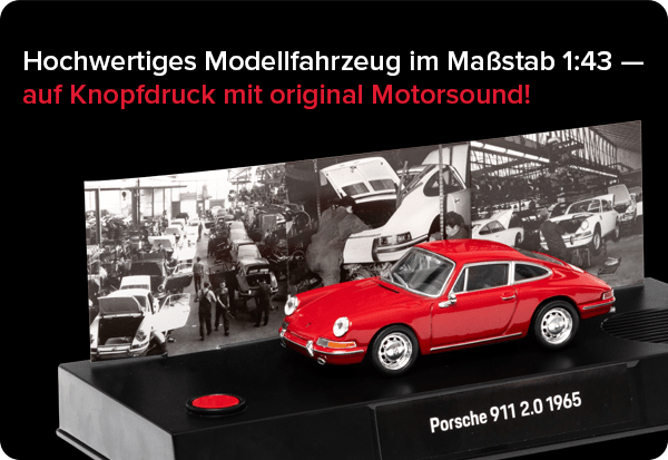 Franzis Adventskalender - Inhalt - Porsche 911 - Modellauto