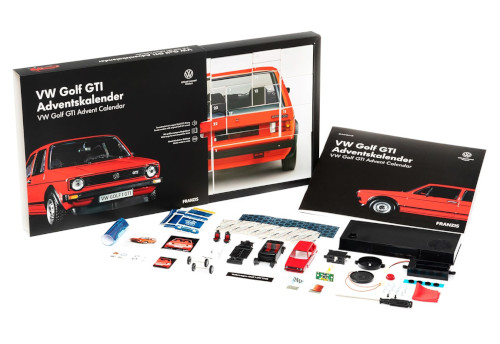 Franzis 55102-3 Adventskalender VW Golf GTI Inhalt 2