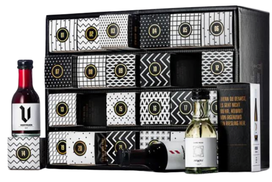 Geile Weine Weinmini Adventskalender X-Mas Special mit Gin