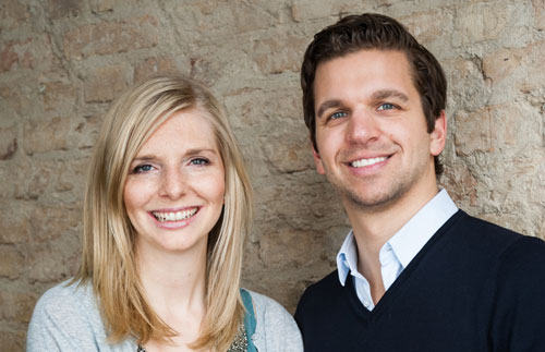 Die Gründer von Amorelie Lea-Sophie Cramer und Sebastian Pollok