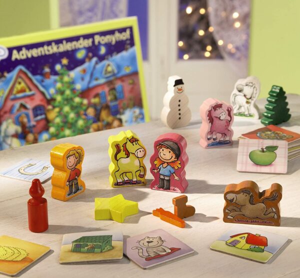 Inhalt - Haba Ponyhof-Adventskalender 2011