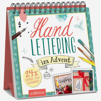 Kreativer Adventskalender Handlettering im Advent