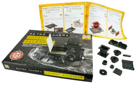 Inhalt Haynes DIY Retro Camera Adventskalender