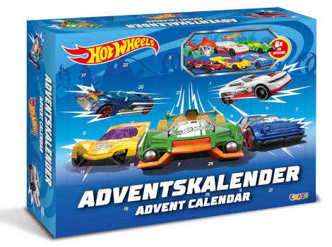 amazon Hot Wheels 13908 Adventskalender