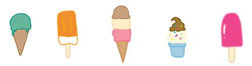 ice-cream Reihe