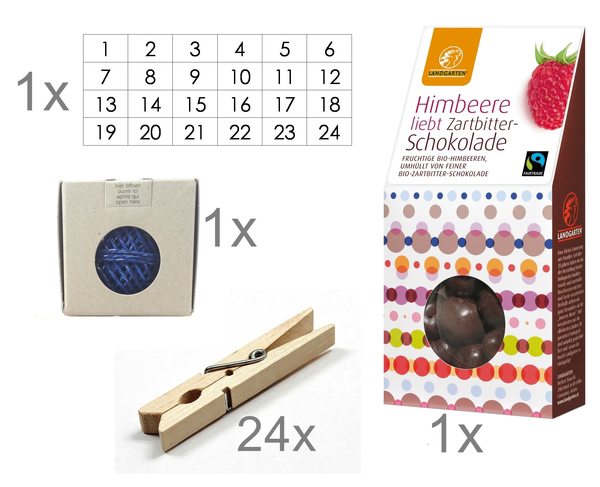 Landgarten Veganer DIY Adventskalender 2022 Inhalt
