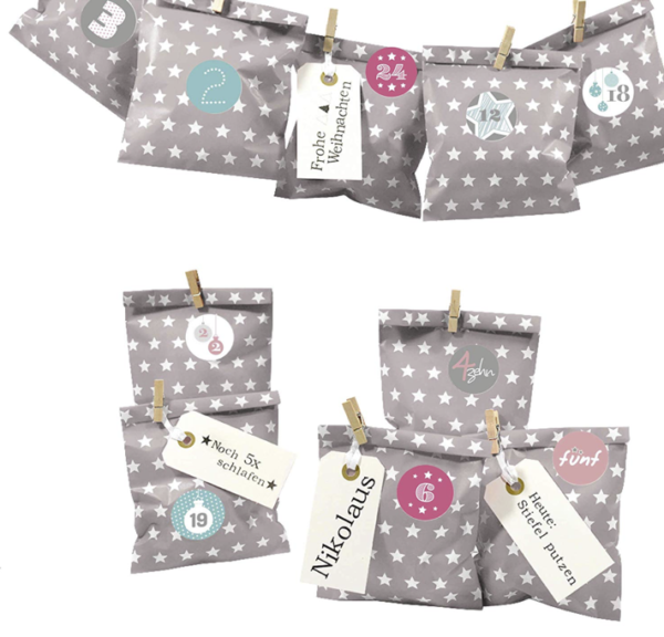 Frau Wundervoll diy Adventskalender Set