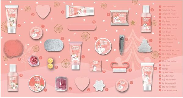 Inhalt - Accentra DREAMY WINTER Adventskalender 2021