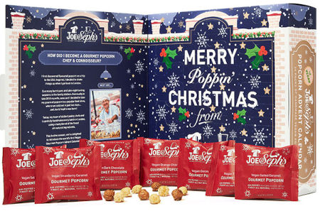 Inhalt Joe & Seph’s Vegan Popcorn Advent Calendar