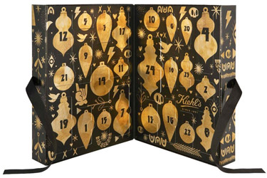 Kiehls Adventskalender 2018 Bannecker UK gold