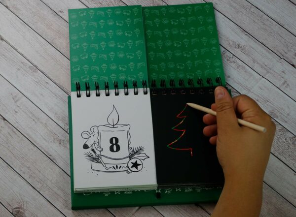 Inhalt - Mein Kreativ-Kratzel Adventskalender