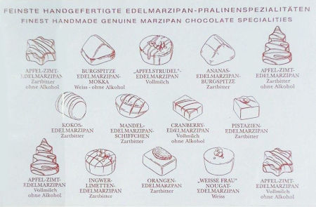 Inhalt Lauensteiner Marzipan Adventskalender