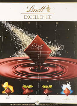 Schokolade Lindt Excellence Adventskalender 2019