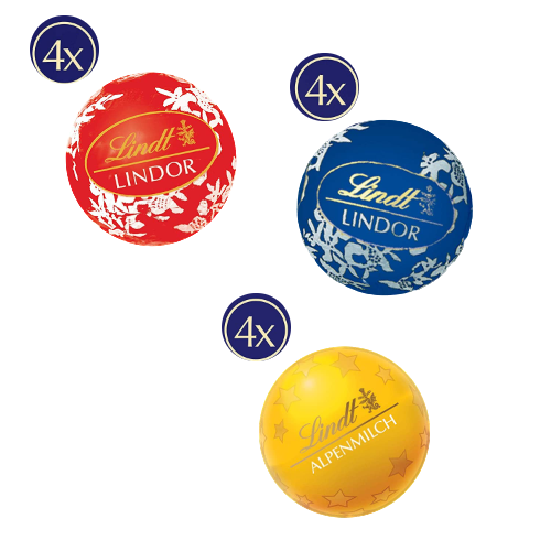 Inhalt Lindt Weihnachts-Zauber Mini Adventskalender