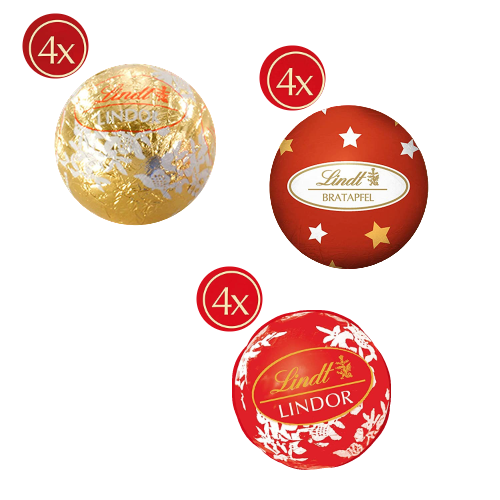 Inhalt Lindt & Sprüngli Mini-Tisch-Adventskalender