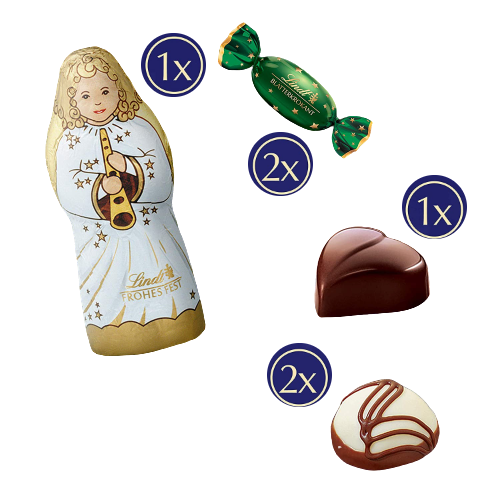 Inhalt Lindt Weihnachts-Zauber Adventskalender