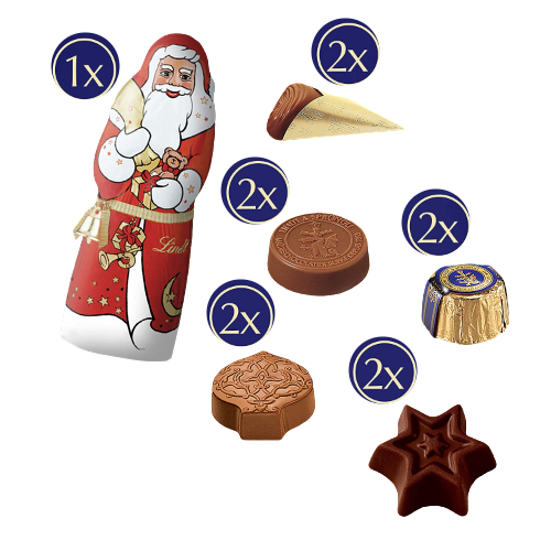 Inhalt Lindt Weihnachts-Zauber Adventskalender