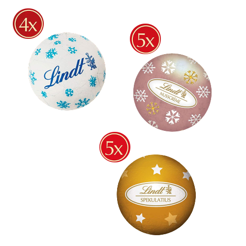 Inhalt LINDT kleiner ADVENTSKALENDER