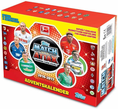 Match Attax Adventskalender 2016